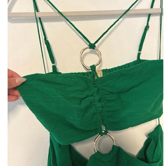 NWT Rumer Amoura Jumpsuit In Green Size Medium - Picture 6 of 10